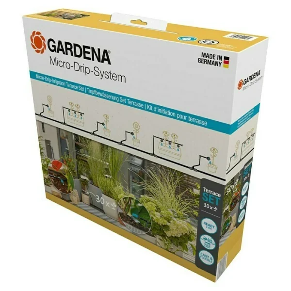 BAUHAUS Gardena Micro-Drip Start-Set Terrasse Geeignet Für: Topfpflanzen, Quick & Easy-Verbindungstechnik 3